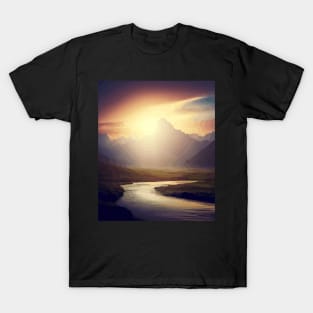 Landscape at dusk T-Shirt